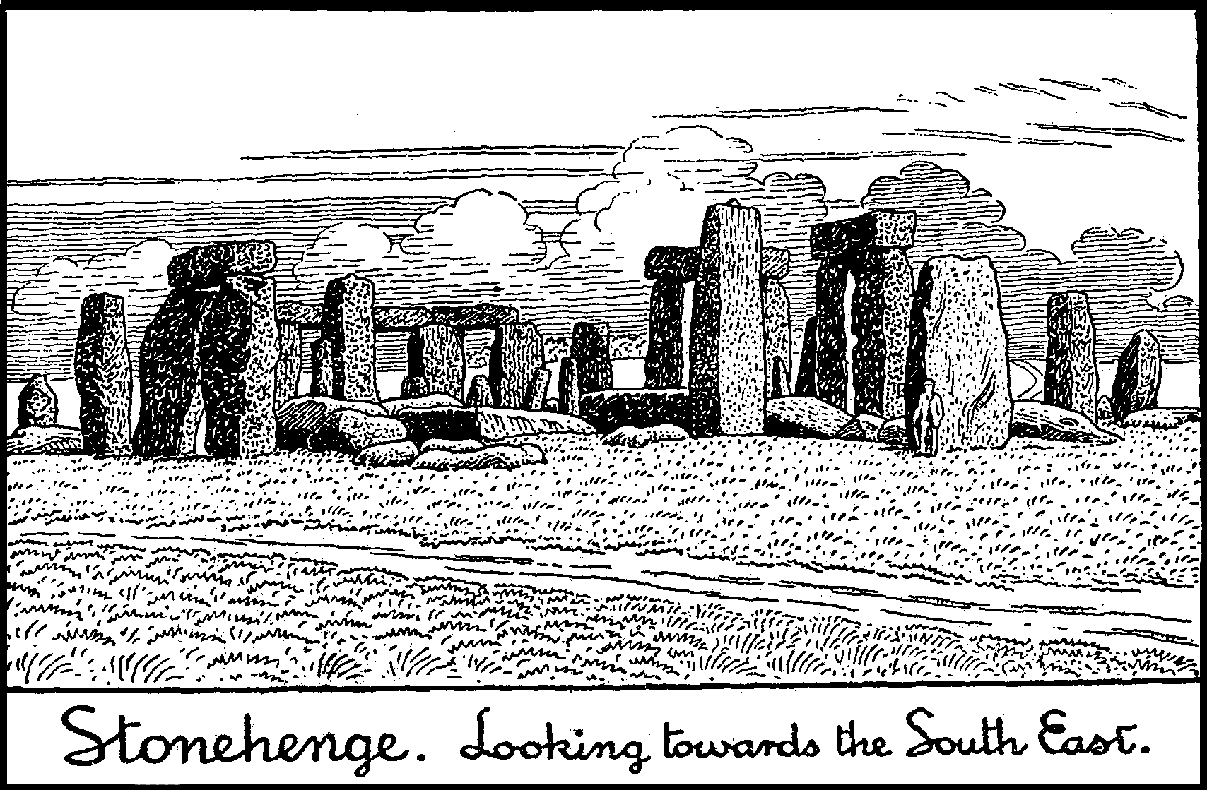 Stonehenge looking towards the SE.
